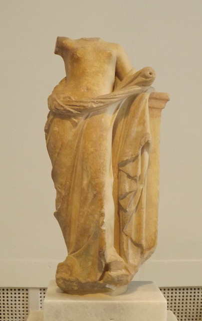 Statuette of Aphrodite from Knidos in the National Archaeological Museum of Athens, May 2014