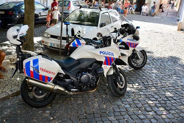 Lisbon 2018 – Honda motorcycles of the transit police