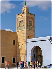 Kairouan : ingresso alla moskea del barbiere