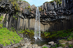 Iceland, Svartifoss Waterfall