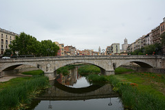 Girona, Stone Bridge across the River of Onyar