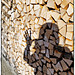 Holz-Schatten-Wand