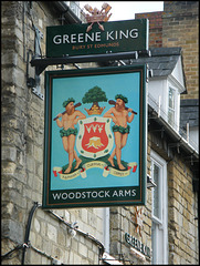 Woodstock Arms pub sign