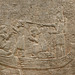 Detail of a Relief with an Assyrian Soldier Taking Captives Across a River in the Metropolitan Museum of Art, September 2018