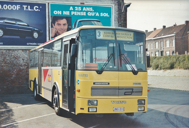 Yprabus (TEC contractor) 466110 (JNG 310) in Mouscron/Moeskroen – 17 Sep 1997
