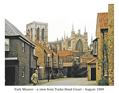 York Minster from the south-east August 1989