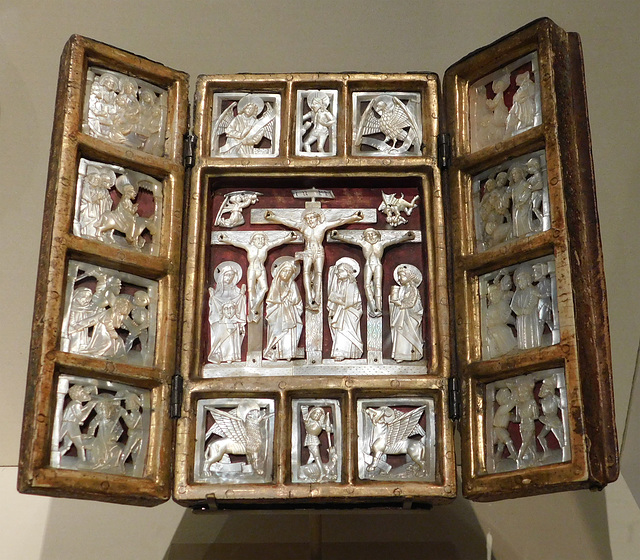 Triptych with the Passion of Christ in the Cloisters, October 2017