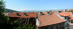 Bulgaria, Blagoevgrad, Panorama of the Roofs