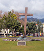 Kreuz an der Promenade von Funchal auf Madeira