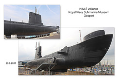 HMS Alliance RN Submarine Museum Gosport 29 8 2017