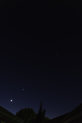 Conjunction Moon and Planets.