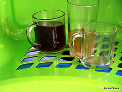 Glass Cups and a Glass