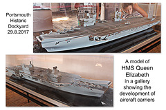HMS Queen Elizabeth model Portsmouth HD 29 8 2017