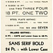 Gothic and Sans Serif Type, Specimen List No. 15, Landis Art Press, Lancaster, Pa.