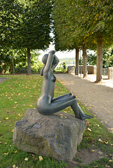 Skulptur im Schlosspark in Plön