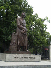 Statue of Marshall Józef Piłsudski.