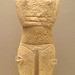Cycladic Female Figurine of the Plastira Type in the National Archaeological Museum of Athens, June 2014