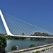 Die Alamillo Brücke in Sevilla (Puente del Alamillo) 2 x PiP