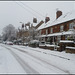 snow along Kingston Road