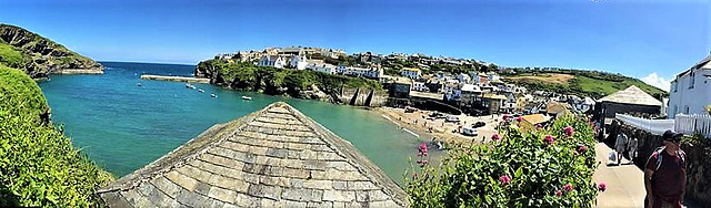 Stunning panorama of Port Isaac, Cornwall