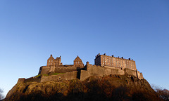 Edinburgh Castle from our January 2nd Lunch Venue