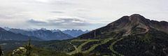 Panoramablick auf das Schwarzhorn und die Trentiner Berge
