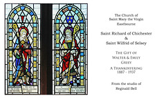 St Mary Eastbourne SS Richard & Wilfrid by Reginald Bell 1937