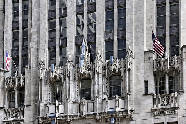 Tribune Gothic – Tribune Tower, Michigan Avenue, Chicago, Illinois, United States
