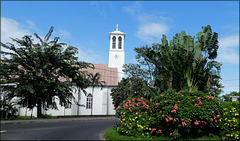 La Ravine-des-Cabris (974) Ile de la Réunion. 12 avril 2020. L'église Saint-Augustin.