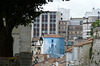 Angoulême : mur bleu