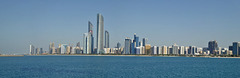 The Abu Dhabi Skyline  January 2015