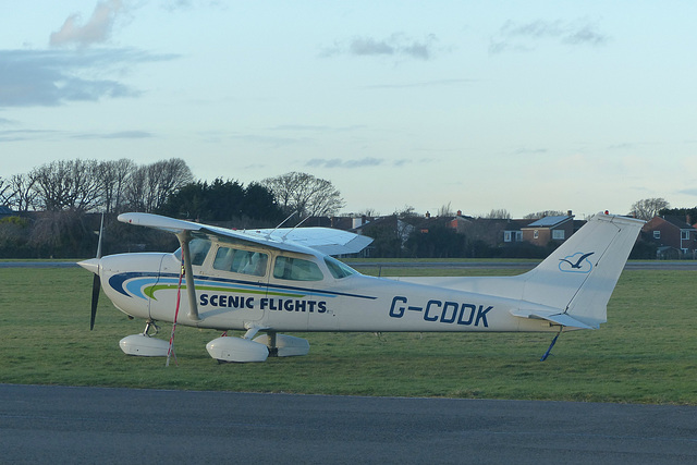 G-CDDK at Solent Airport - 5 January 2018