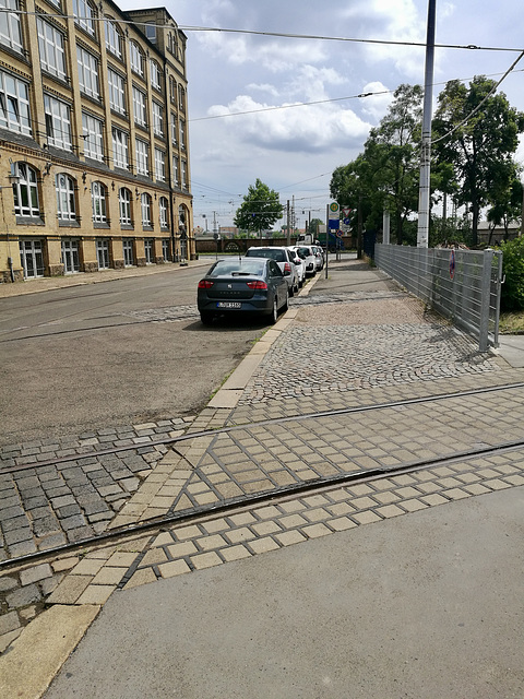 Leipzig 2019 – Tracks from the tram depot “Wittenberger Straße”