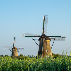 Niederlande - Kinderdijk - Nederwaard Molen No. 2 + Museummolen Nederwaard