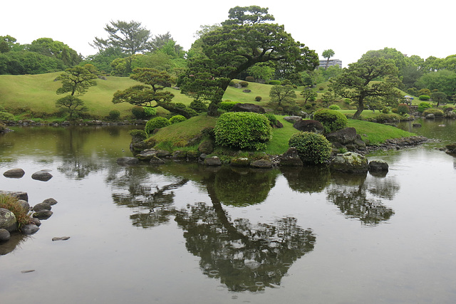 Jardin Suizenji Joju-en, Kumamoto (Ile de Kyûshû, Japon)
