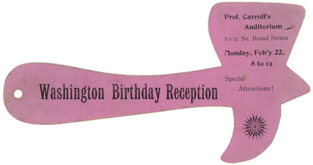 Washington Birthday Reception, Philadelphia, Pa., 1890s