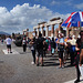Pompei: Forum als Panorama mit Vesuv im Hintergrund