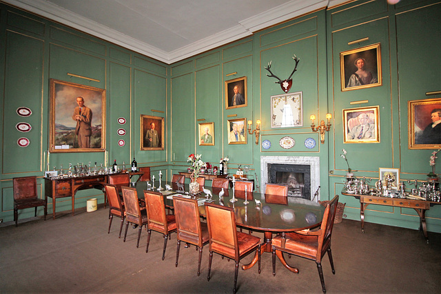 Dining Room, Glemham Hall, Suffolk