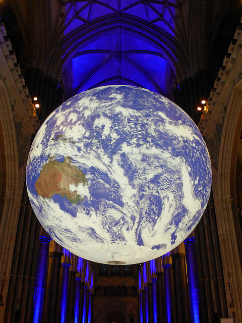 Our planet in Salisbury cathedral.
