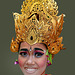 Adii in outfit of goddess Vishnu