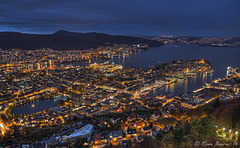 Bergen by night, Norway