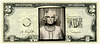 Woman's Photo on a Three Dollar Bill, Mr. Sy's Casino of Fun (Front)