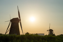 Niederlande - Kinderdijk - Nederwaard Molen No. 4 + No. 5