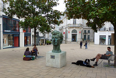 Angoulême, place Hergé