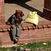 Fatepur Sikri- Smoking Workman