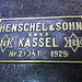 Eisenbahnmuseum Lokschuppen Aumühle 2015 – 1928 Steam Engine DR 75 634 manufacturer’s plate