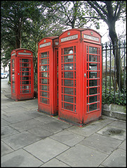 one, two, three... phone boxes!
