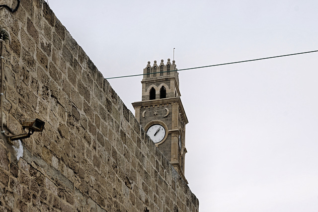 The Clock Tower – Old Port, Acco, Israel