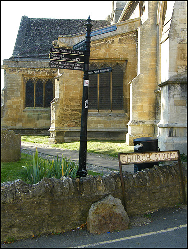 Church Street signpost