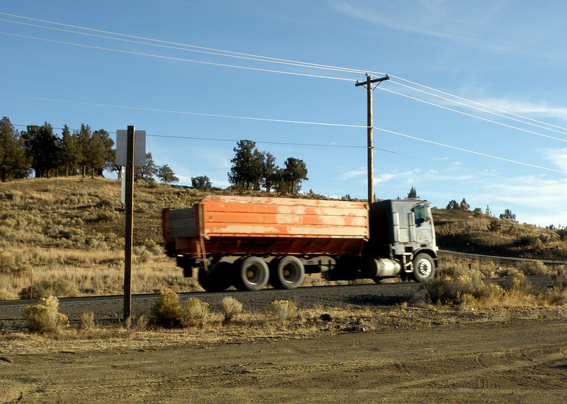 Old potato hauling truck